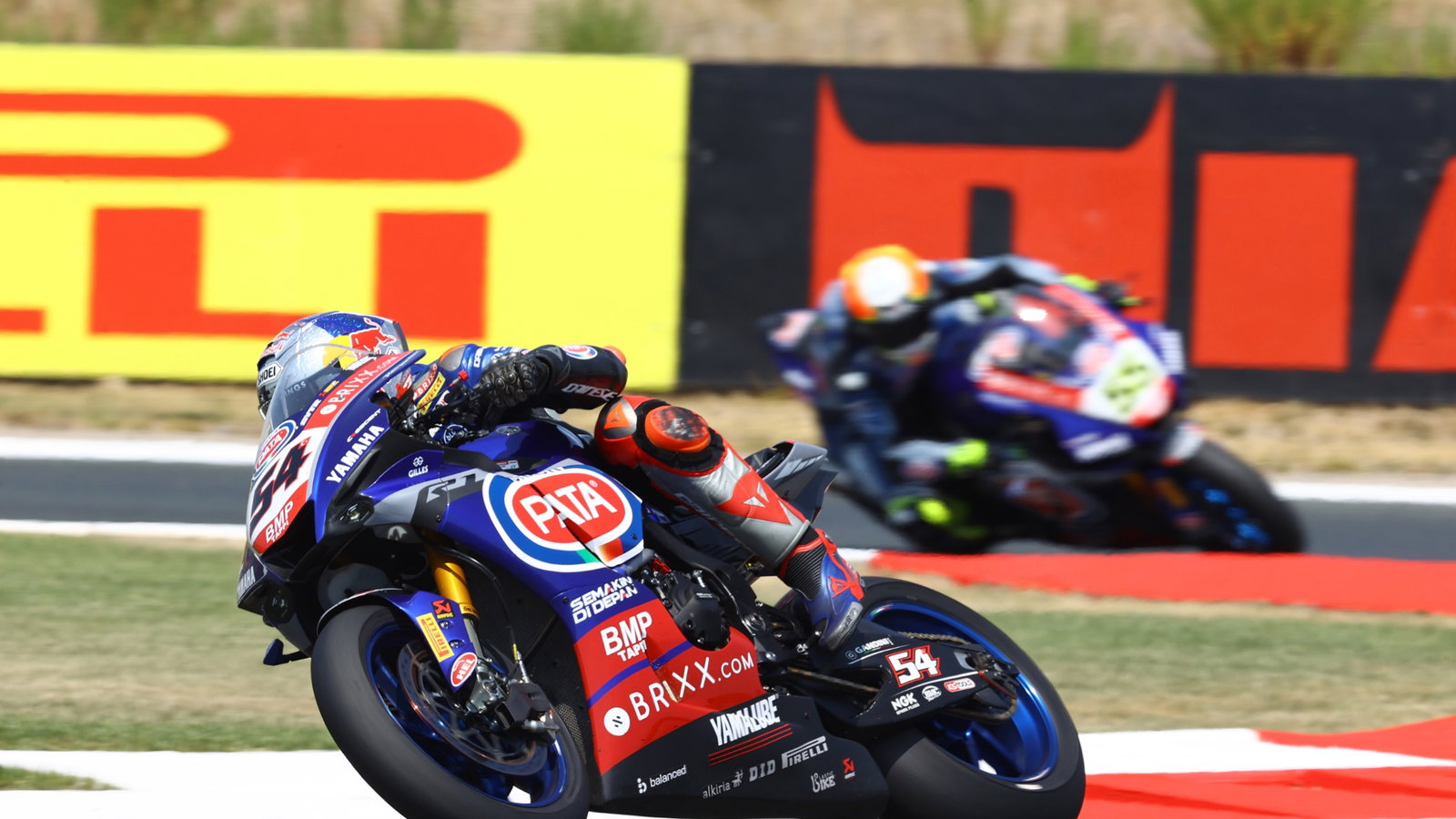 Toprak Razgatlioglu and Andrea Locatelli, Navarra WorldSBK Race1, 21 August 2021